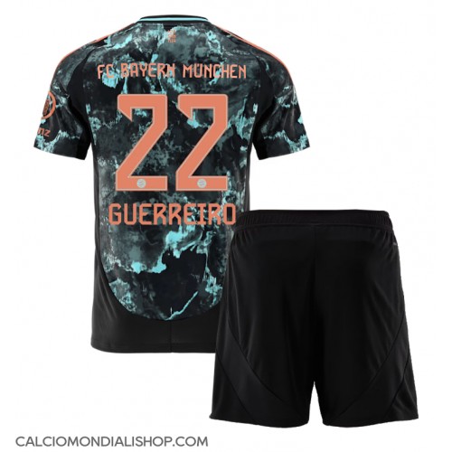 Maglie da calcio Bayern Munich Raphael Guerreiro #22 Seconda Maglia Bambino 2024-25 Manica Corta (+ Pantaloni corti)